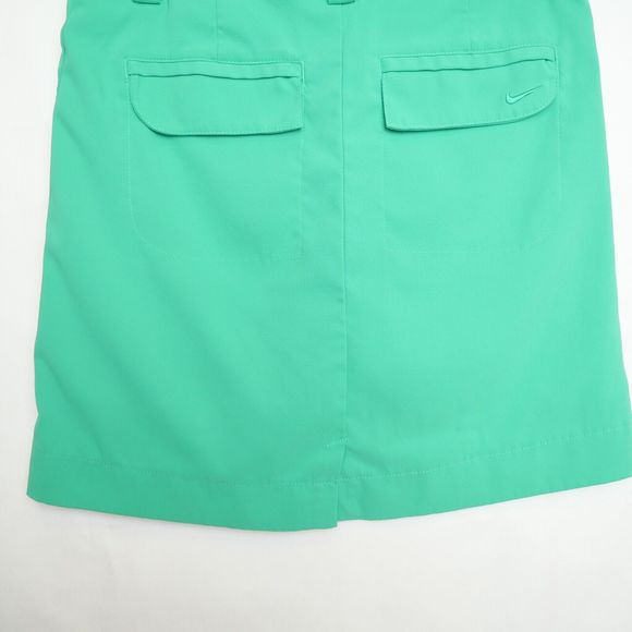 Nike Golf Tour Performance Dri-Fit Skort Women's Size 0 Green Side/Back Pockets - Picture 6 of 10